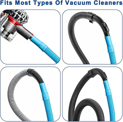 Dryer Vent Cleaner Kit,Lint Trap Cleaning Tool with Vacuum Hose Attachment for Washer Dryer-Includes Dryer Lint Brush,Vent Cleaning Hose,and Air Compressor Tools for Front Loader and Ventless Dryers