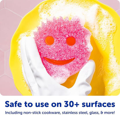 Scrub Mommy Kitchen Sponges - Dual-Sided Dish Sponges for Scrubbing - Non-Scratch Cleaning Sponges for Washing Dishes, Bathroom & Multi-Surface Cleaning - Online Exclusive (3 Count)