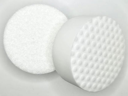 Refill Pack of 12 Drill Powered XL 4.5” Magic Sponge Erasers | Compatible with RotoEraser | 25% Thicker Ultra Durable Melamine Cleaning Eraser Pads for Bathroom Kitchen Floors Round 4.5" x 1.25" Thick
