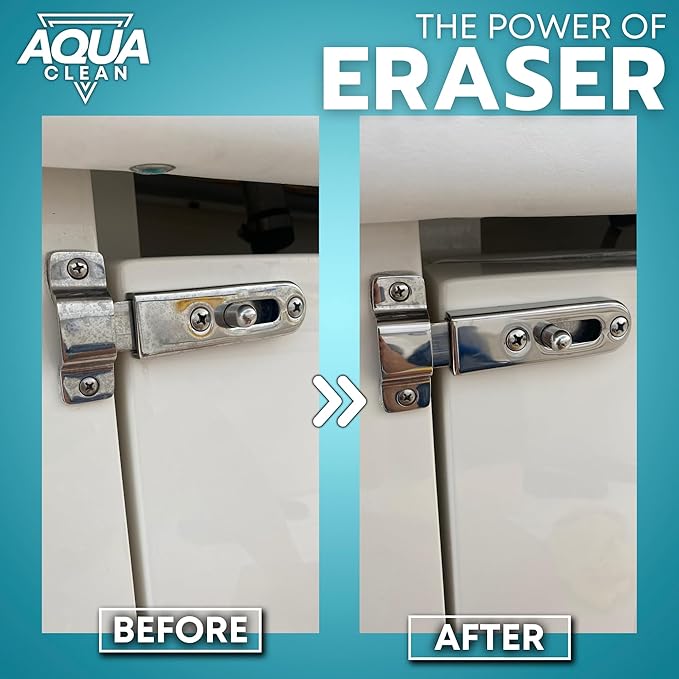 AquaClean ERASER: Professional-Grade Hard Water Spot Remover - Stubborn Stains, Mineral Deposits, and Calcium Buildup - Restore Shine and Clarity - 16oz Bottle