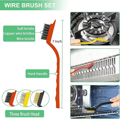 Crevice Cleaning Brush,Hard Bristle Grout Scrub Brushes Tool,Straw Cleaner Brush,Multifunctional Gap Cleaning Supplies Home Essentials for Household Use,Kitchen,Window,Bathroom,Corners(12PCS)