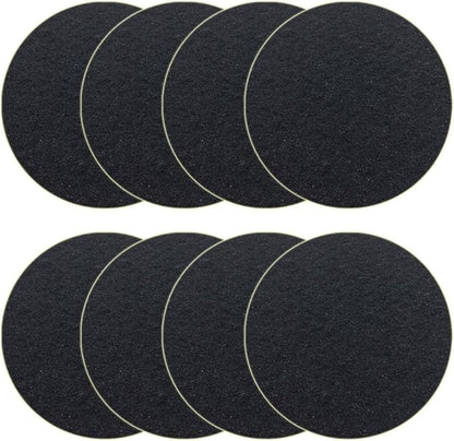 Becozofu 7.25 inch Kitchen Compost Bin Charcoal Filter Replacements, Compost Pail Replacement Carbon Filters, Round, Activated Charcoal, Set of 8