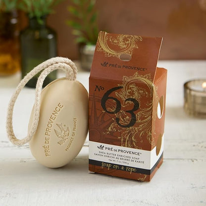 Pre de Provence No.63 Men's Collection, Soap on a Rope