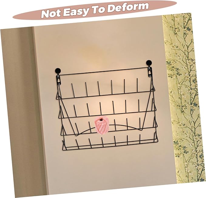 Wall Mounted Storage Rack 10.8X15.7X4.9 Inches Iron Lab Drying Rack Pegboard with Hanging Organizer Basket for Glassware Storage and Laboratory Use