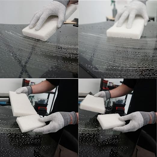 UltraGrip Professional-Grade Thick White Scrub Pad - Heavy-Duty, Multi-Surface, and Stain-Fighting for Deep Cleaning and Tough Messes - (Pack 3 Units)
