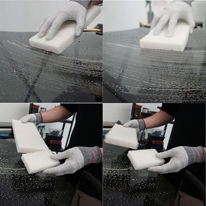 UltraGrip Professional-Grade Thick White Scrub Pad - Heavy-Duty, Multi-Surface, and Stain-Fighting for Deep Cleaning and Tough Messes - (Pack 3 Units)
