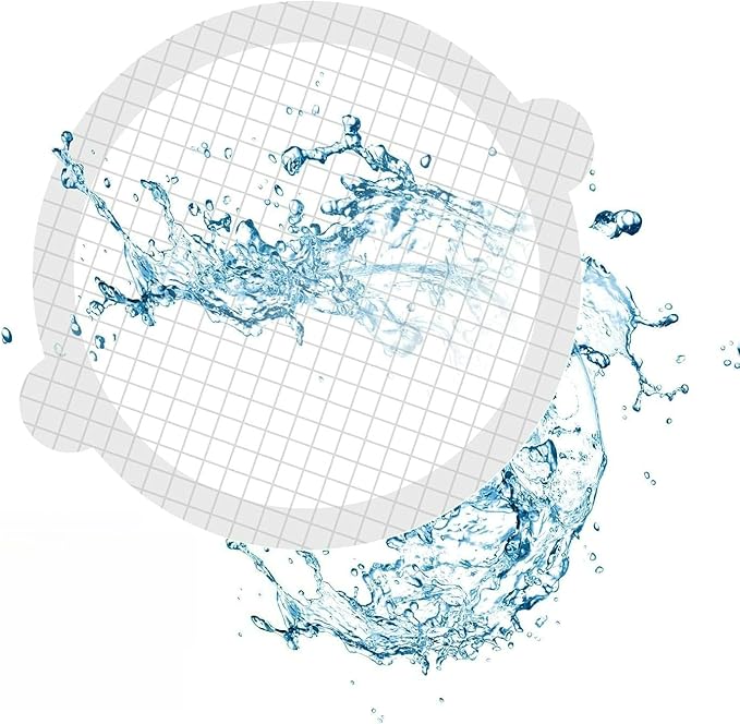 50 Pack Disposable Shower Drain Hair Catcher, Hair Trap for Round Shower Drain Mesh Stickers, Shower Strainer for Bathroom, Bathtub, Kitchen, Sink, Shower Drain Cover Hair Stopper