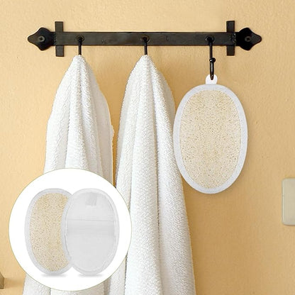 40 Pcs Natural Loofah Sponge Pads Exfoliating Body Scrubber Sponge for Men and Women, Bath Shower and Spa