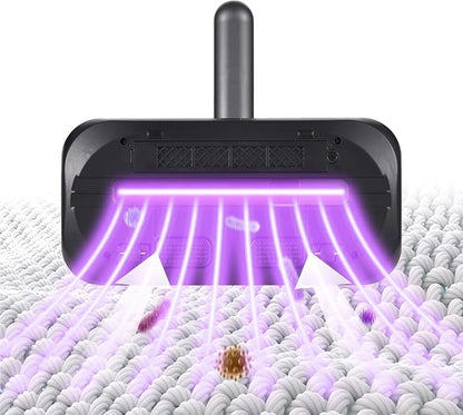 Mattress Vacuum Cleaner, Compact Mattress Vacuum Cleaner 100W Handheld Cordless Bed 8000Pa Strong Suction 2 Speeds Adjustable for Clean for Beds, Sofas, Car Seats