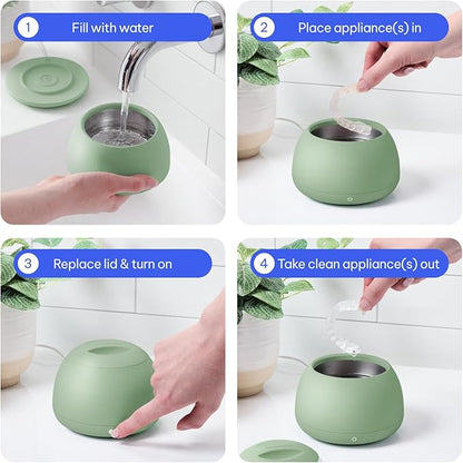 Zima Dental Pod PRO: Market-Leading, Best Aligner, Nightguard, Mouthguard, Denture, Ultrasonic Cleaner for Oral Dental Care