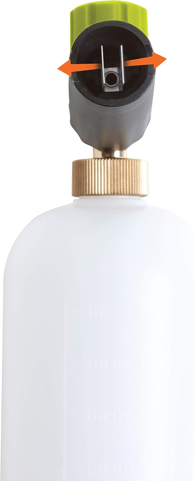 Sun Joe Foam Cannon for SPX Series Pressure Washers, Snow Foam Sprayer with 1/4-Inch Quick-Connect Inlet, Adjustable Nozzle & Detergent Dial, 34 fl oz