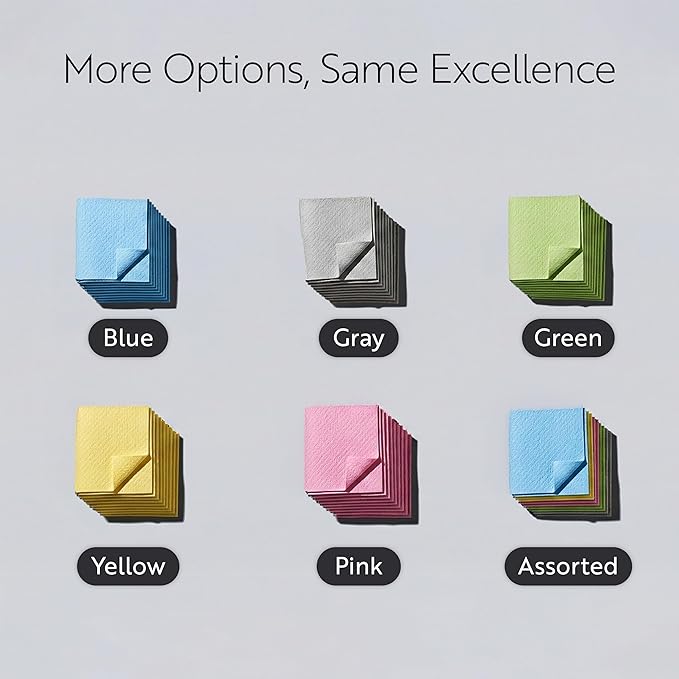 Restaurantware Swedish Dishcloths Pack of 200 Cellulose Reusable Absorbent Gray Kitchen Towels, Washable Quick-Dry Dish Towels, Sustainable Gray Cleaning Cloths Super-Absorbent Biodegradable Odorless