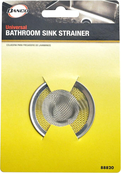 Danco 88820 2 in. Mesh Bathroom Lavatory Sink Strainer, Stainless Steel (Pack of 2)
