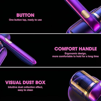 Mattress Vacuum Cleaner,Household High-Frequency Strong Removal Instrument, 12Kpa Low Noise Handheld Deep Vacuum Cleaner, Cleaning Machine for Pillows,Sofas,Beds,Mattress