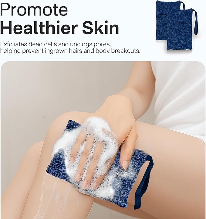 Yiclick Soap Bag 2 Pack, Bar Soap Pouch, Soap Saver Bag, Exfoliating Mesh Soap Bag for Shower, Soap Bags for Soap Bars, Soap Bar Loofah Pouch, Soap Travel Case Dishes Box Container for Men Women