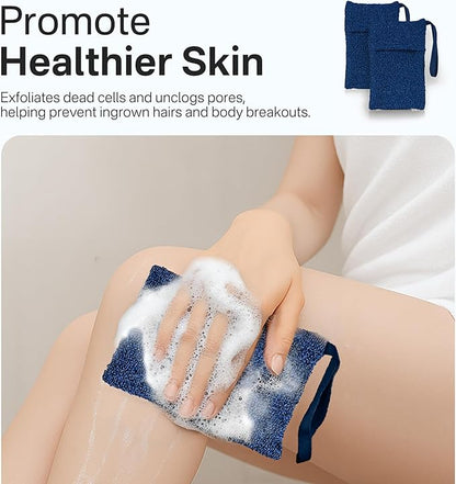 Yiclick Soap Bag 2 Pack, Bar Soap Pouch, Soap Saver Bag, Exfoliating Mesh Soap Bag for Shower, Soap Bags for Soap Bars, Soap Bar Loofah Pouch, Soap Travel Case Dishes Box Container for Men Women