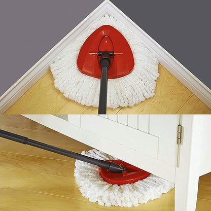 12Pack Spin Mop Heads Replacements - Easy Cleaning Microfiber Refills, 360 Degree Replacement Heads for All Hard Surfaced Floors