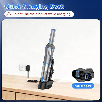 Handheld Vacuum Cordless Cleaner, Compact Powerful Suction And Long Runtime, Lightweight At 1.25lb, Rechargeable Portable Vacuum With One-Touch Empty, Car Accessories Hand Vacuum For Car Home Office