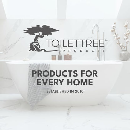 ToiletTree Products Toilet Brush with Lid (White 2 Pack)