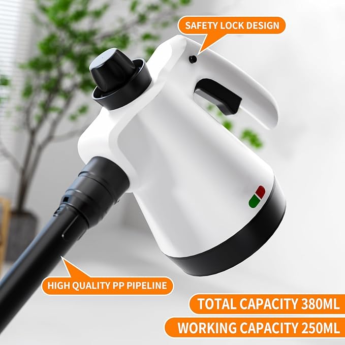 Steam Mop, Detachable Steam Cleaner 16-in-1 Lightweight Handheld Steamer for Hardwood Floors, Home, Tile,Wall Furniture, Clothes, Windows Cleaning