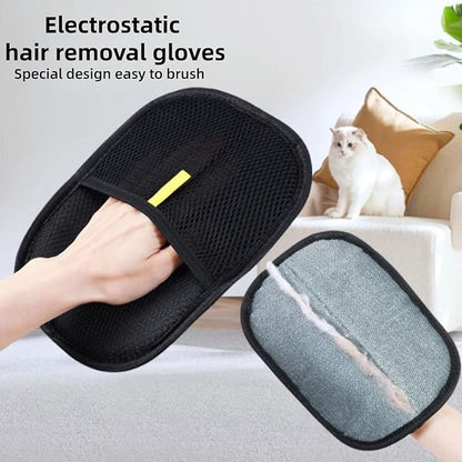 5Pcs Pet Shower & Bath Supplies Dog Shampoo Brush Set All in One Grooming Kit Fast Dry Dog Bathrobe Spa Massage Scrubbing Brush Easy Clean Glove Microfiber Towel & Deshedding Glove