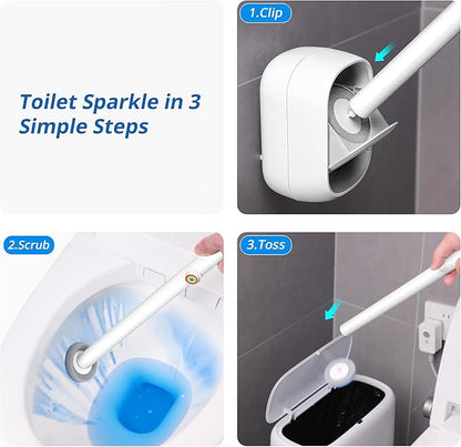 36 Count Disposable Toilet Brush Refill Pads