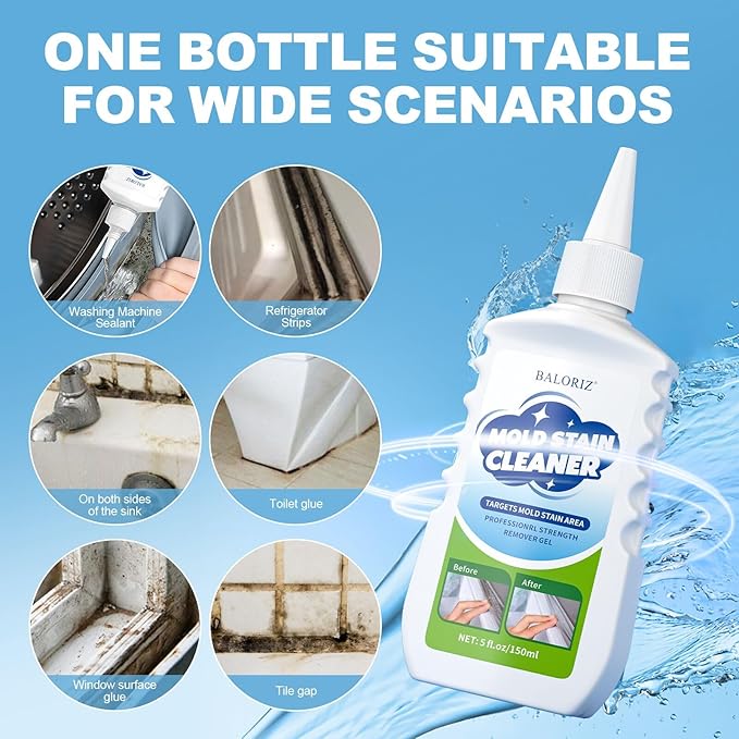 Home Remover Gel, 2 Packs Household Washing Machine Cleaner for Front Loader Washing Machine Seal, Refrigerator Strips, Cleaner For Tiles Grout Bathroom Cleaning Home Kitchen Sink Cleaning