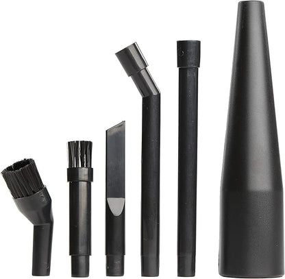 CRAFTSMAN CMXZVBE38668 1-1/4 in. 6-Piece Micro-Cleaning Wet Dry Vac Attachment Kit, Industrial-Grade Shop Vacuum Accessories for Intricate and Detail Cleaning, Fits 1-1/4 in. Hose Diameter