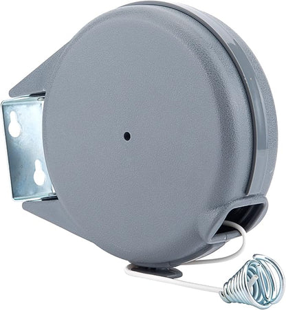 Retractable Clothesline Flexible Portable Heavy Duty 40 Feet Adjustable Heavy Duty Laundry Clothes Line for Wet or Dry Clothes Indoor or Outdoor Easy Installation Gray