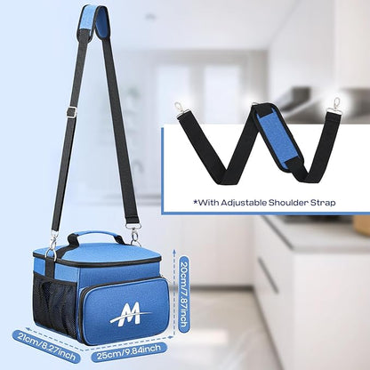 Moongiantgo Steam Cleaner Carry Bag, Protective Organizer Case with Adjustable Compartments & Extra Pockets for Handheld Steamer Accessories (Storage Bag Only, Machine Not Included)