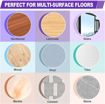 Mop Pads for Swiffer Powermop - 10 Pack Wet Dry Disposable Refills for Hardwood Floor Cleaning - Mopping Replacement for Tile Wood Multi-Surface Floors - Sweeping Cloths for Home Kichen