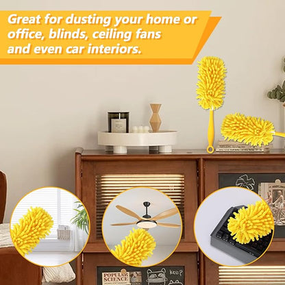 8 Pack Reusable Duster Refill Compatible with Swiffer Hand Duster - 360 Heavy Duty Dusters Refills - Microfiber Ceiling Fan Duster for Swiffer Dusters Extended Handle (Handle is Not Included)