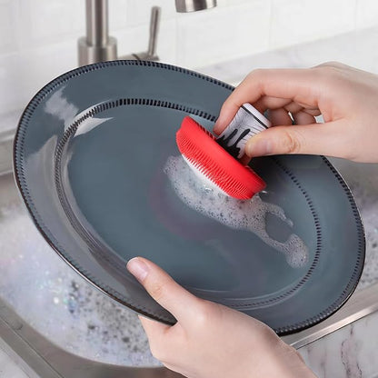 Fungus Among Us – Mushroom Silicone Scrubber | Heat-Resistant Kitchen Sponge for Dishes & Pans