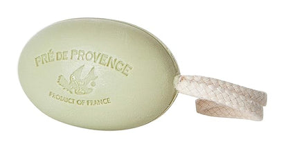 Pre de Provence Soap on a Rope Shea Butter Enriched French Bar Soap, 200g, Sage