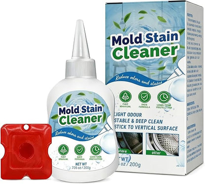 Mold Stain Cleaner Gel, 6.7 Fl oz All-Purpose Gel for Home Use on Washing Machine Gasket, Bathroom Grout, Sink, Shower, Caulk, and Front Loader Seal