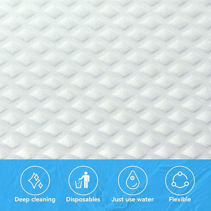 Magic Sponge Eraser Sheets, 35 Pack White Melamine Sponge, Upgrade Convex Point Melamine Eraser for Kitchen Shoe Furniture Bathroom Shower