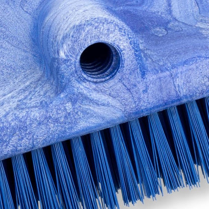 SPARTA 40423EC14 Plastic Floor Scrub Brush, Wall Brush, Equipment Brush With Nonabsorbent Bristles For Industrial Kitchens, Hospitals, Commercial Cleaning, 10 Inches, Blue