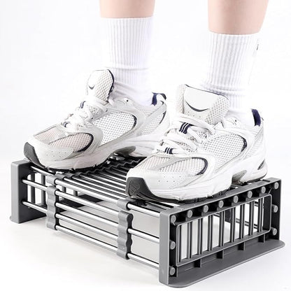 Dish Drying Rack, Adjustable Stainless Steel Drainer Basket Drain Tray for Dishes, Vegetables, and Fruit, On or in Sink Kitchen Basket (Black)