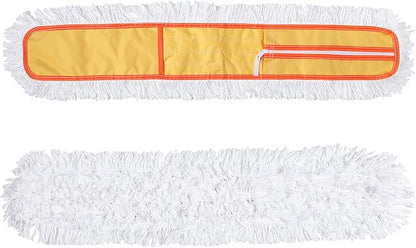 36" Microfiber Mop Pads 2 Pieces Just Fit CLEANHOME Industrial Dust Mop: B08R3F1ZZM,Yellow