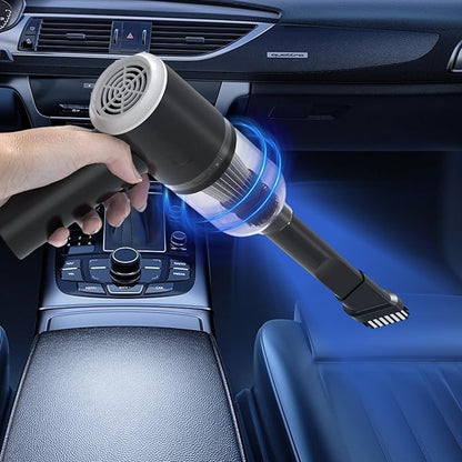 Cordless Vacuum Portable Car Vacuum Cleaner High Power 5000Pa Wireless Car Vacuum Cleaner USB Charging 1200mAh Portable Cleaning Appliance Mini Wet and Dry Vacuum Cleaner Household