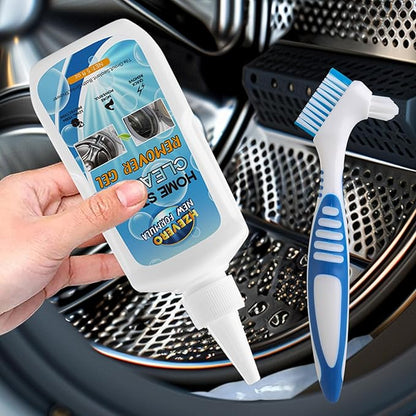 Mold Stain Remover Gel,Washing Machine Cleaner Front Load Washer Gasket Mold Remover Home Stain Cleaner Cleaning Gel for Grout Caulk, Bathroom, Shower, Bathtub, Refrigerator Cleaning Solution 5 Fl Oz