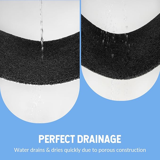 Hargiis Non-Slip Bathtub Mat, Anti Slip Shower Mat, Fast Drying Bathtub Mats, Foot Scrubber Mat, Anti Slip Mat for Tub, Floor, Bathroom, Kitchen, Home, Hotel (Black 40"×16")