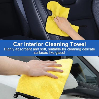 Car Interior Duster Detailing Brush Set Cleaning Gel Kit, Soft Microfiber Towels Dash Vent Dusting Car Slime Putty Detailing Brushes Accessories Tools for Car Decoration Auto Truck SUV RV