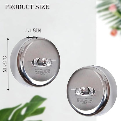 Heavy Duty Retractable Clothesline Indoor Outdoor 2-Pack of Stainless Steel Lines Offers Sturdy, Adjustable Drying Space. Doubles as a Practical Retractable Shower Curtain for Versatile use in Homes
