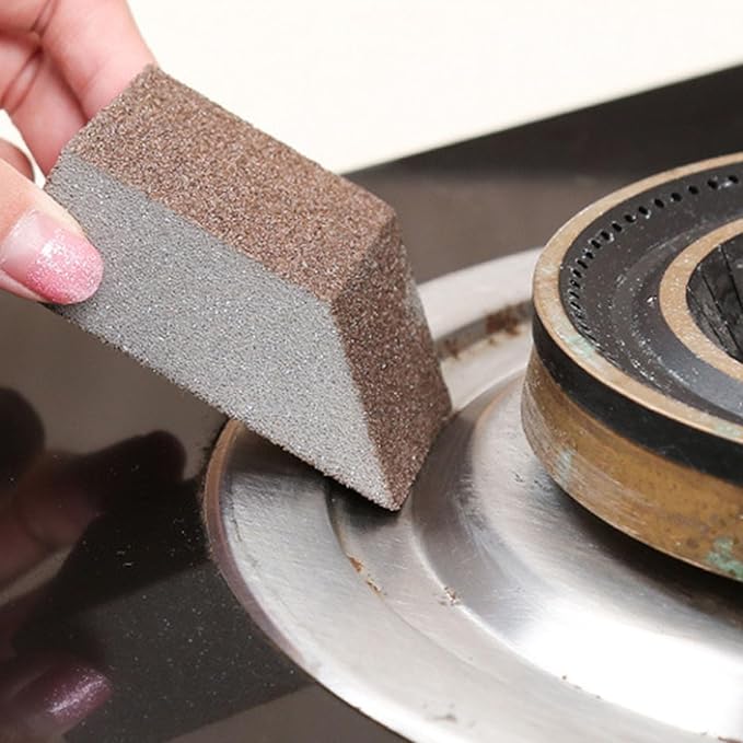Sanding Sponge, Heavy Duty Magic Eraser Sponges & Abrasive Scouring Pads for Drywall Sanding, Rust Removal, Stainless Steel Pot Cleaner, Wood Sanding Block for Household