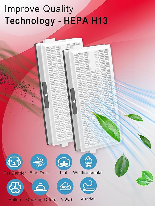 3 Pack Activated Carbon HEPA Airclean filters Replacement for Miele SF-HA 50, for Compact C1/C2, Complete C2/C3, S4, S5, S6, S8, S4000-4999, S5000-S5999, S6000-S6999, S8000-S8999 Vacuum Cleaner