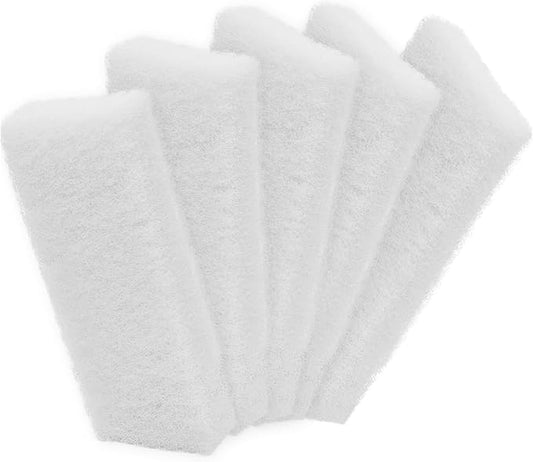 KLEEN HANDLER Light White Cleaning Pad | Multipurpose Household Scrub, Non-Scratch for Delicate Surfaces (Pack of 5)