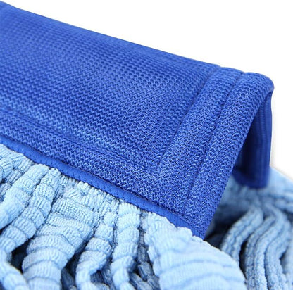 Arkwright Microfiber Tube Mop Head Replacement - Heavy Duty, Lint Free, Super Absorbent & Bleach-Safe, Janitorial Essential for Commercial & Industrial Floor Cleaning, 18 oz, Blue