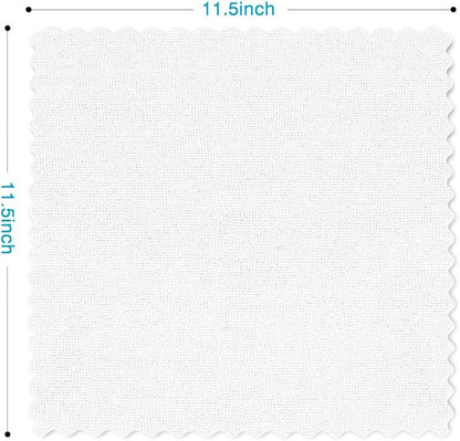 Orighty Cleaning Cloths, Shop Towels 100 Pack, Shop Rags Reusable, Microfiber Cleaning Rags Bulk for Cars, Multi-Purpose Lint Free Towels for Automotive, Mechanic, Kitchen, 11.5’’ x 11.5’’, White