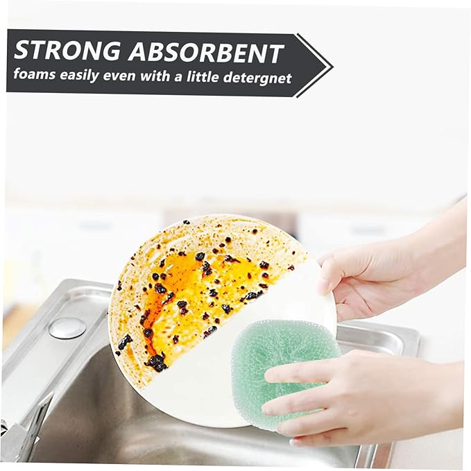 24pcs Multi-Functional Scouring Cleaning Balls for Kitchen Cleanup Cookware Scrubber for Pots and Dishes for Household Use Random Colors